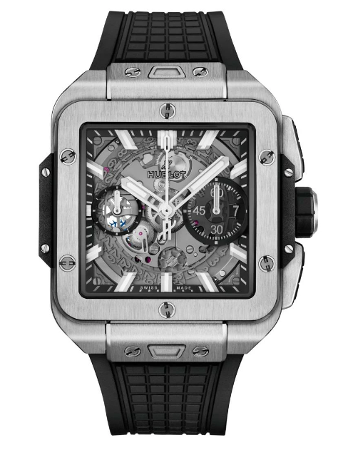 HUBLOT SQUARE BANG UNICO TITANIUM