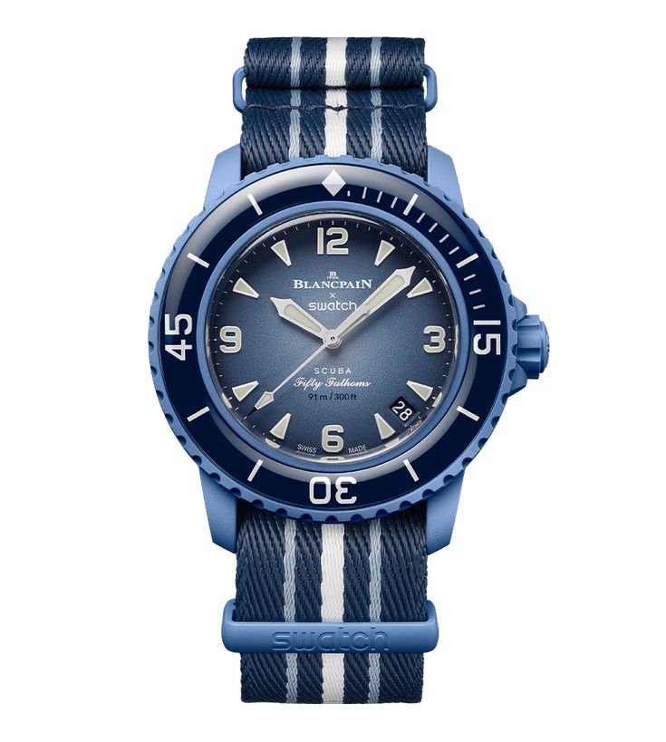 SWATCH x BLANCPAIN SCUBA FIFTY FATHMOS ATLANTIC OCEAN